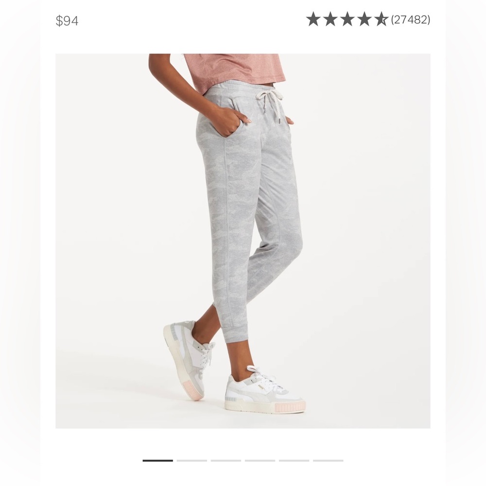 Vuori performance jogger
Pale Heather Camo
Sells for $94
Perfect condition